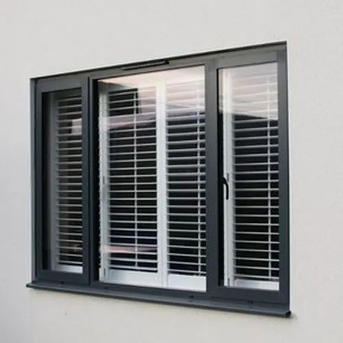 Buy Aluminium Sliding Windows With Grill from Manufacturer & Wholeseller at Best Price