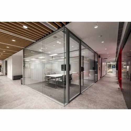 2580A Ultra Glaze Glass Aluminum Office Partitions