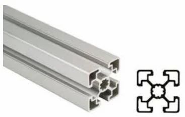 Light Aluminium Strut Profile 45x45L With 10mm Groove