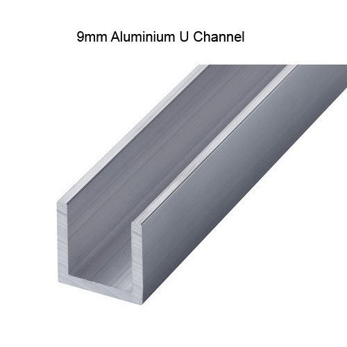 Aluminium 9mm u channel