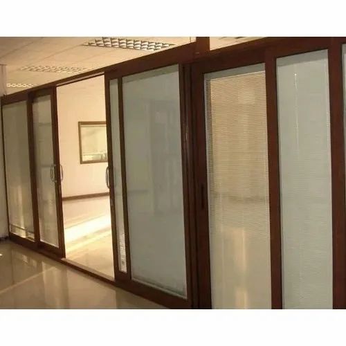 Acoustic Aluminium Sliding Office Partition