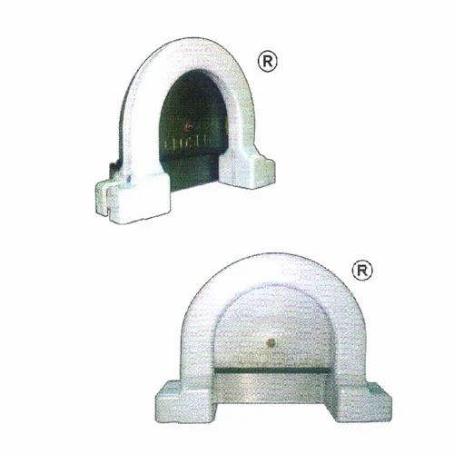 BLACK/ BROWN/ IVORY Circular Aluminium Cash Counter Window