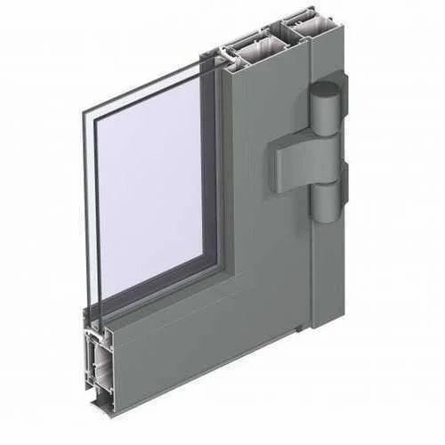 Grey Aluminium Door Section