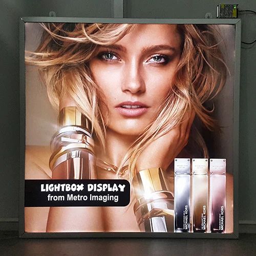 Rectangle Aluminum Aluminium Light Box, For Advertisement