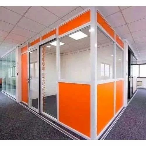 Aluminium Acoustic Prefabricated Aluminum Office Partition