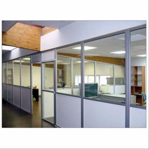 Aluminium Sliding Door Glass Office Partition