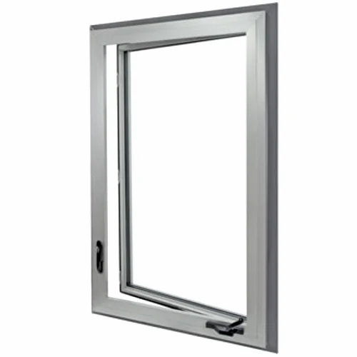 Hinge Sliver Aluminum Window Frame, Dimension/Size: 5 * 3 Feet