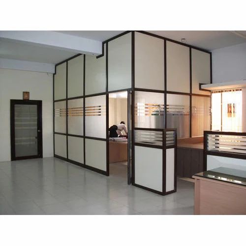 Plain Aluminum Office Partition