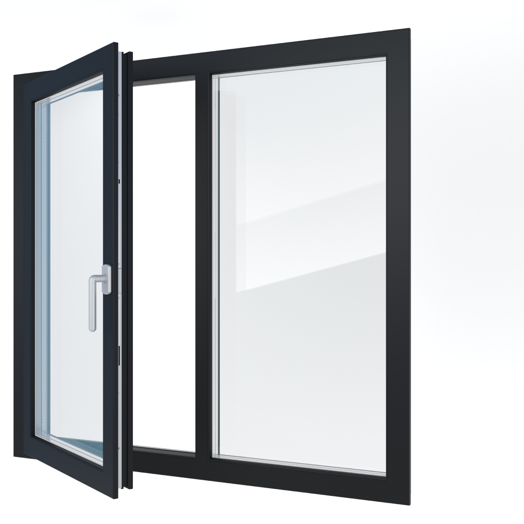 Aluminum Windows, Size: 4x4, 4x5