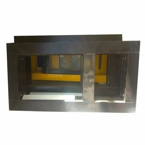 Brown Aluminum Window Frame