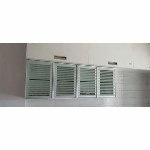 Glass Rectangle 3x6 Feet Aluminum Profile, Thickness: 2-5 mm