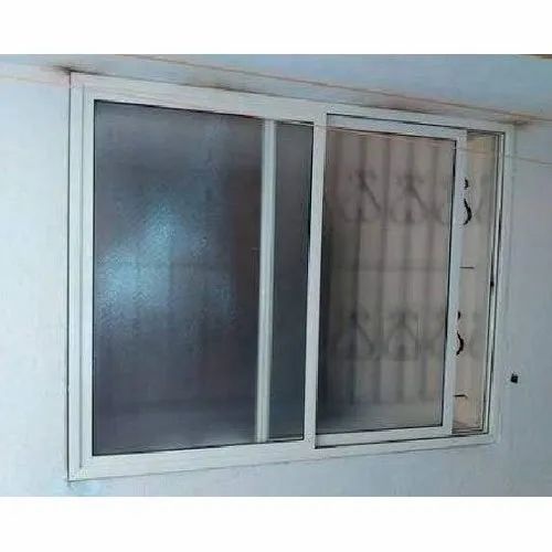 White Glossy Aluminum Window