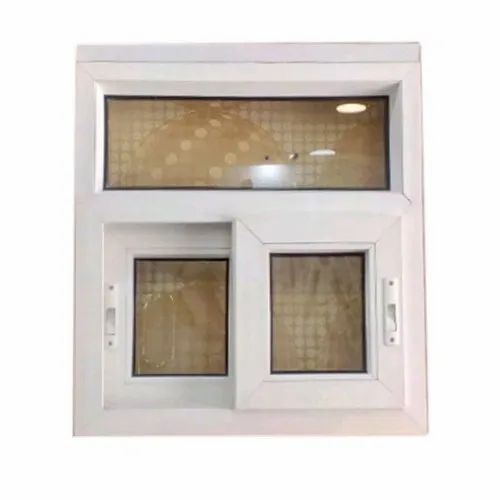 Gray Rectangular Aluminium Window