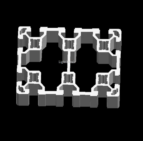 Square LM 80x120 Aluminium Profile Extrusions