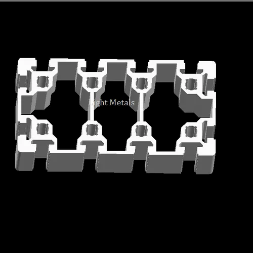 Square LM 80x160 Aluminium Profile Extrusions