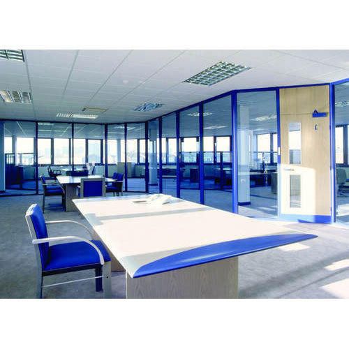 Aluminium, Glass Meeting Room Partition