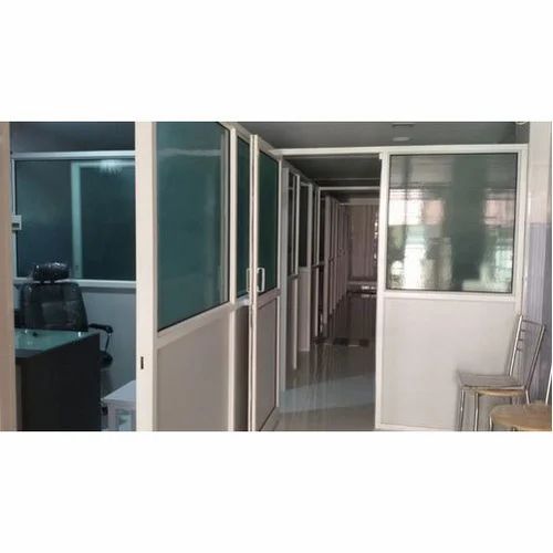 Plain Aluminium Office Partition