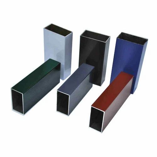 Square Powder Coated Aluminium Profile