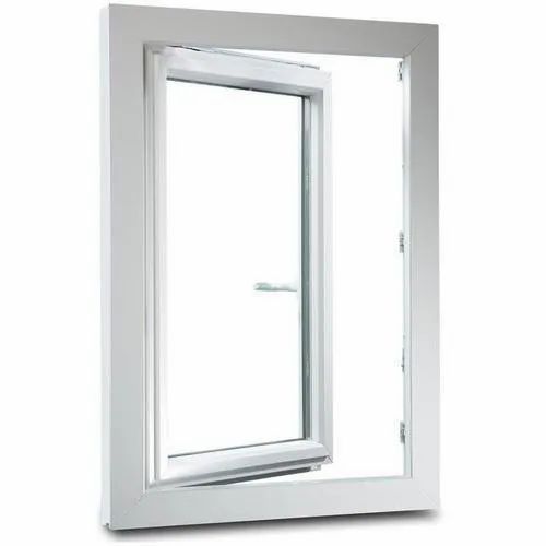 Rectangle White Aluminum Swing Windows