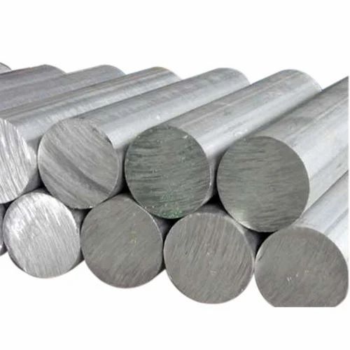 Silver Aluminium Round Bar