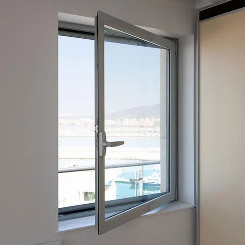 Silver Rectangular Aluminium Z Section Window