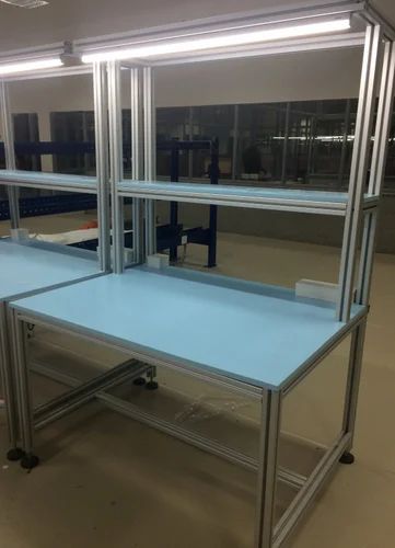 Square Testing Table Aluminum Profile