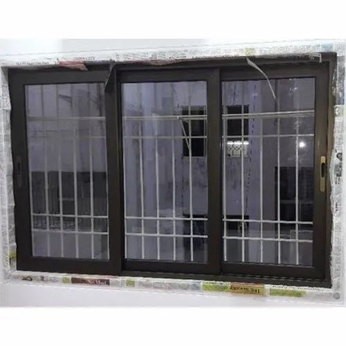 Aluminium Three Track Sliding Window