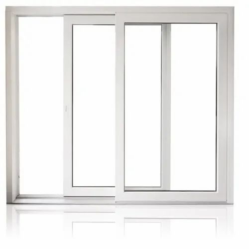 White Rectangular Vertical Aluminum Glass Windows