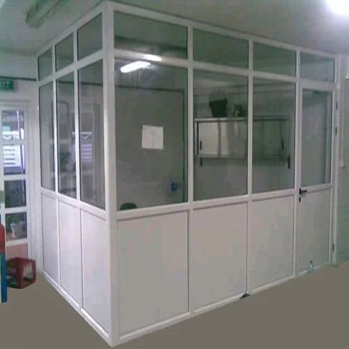 White Aluminium Office Partition