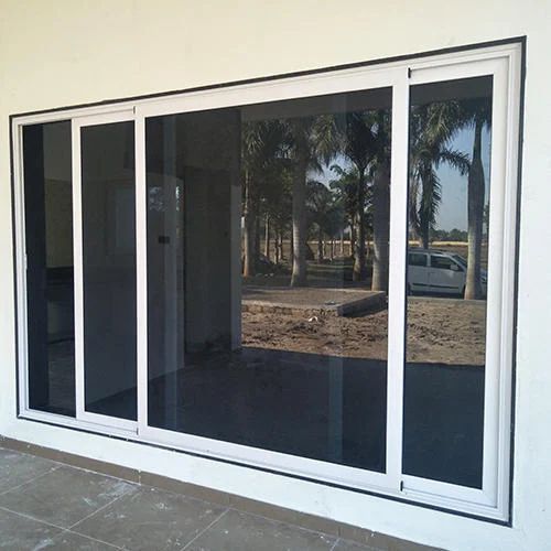 White Dhomal Aluminium Sliding Window