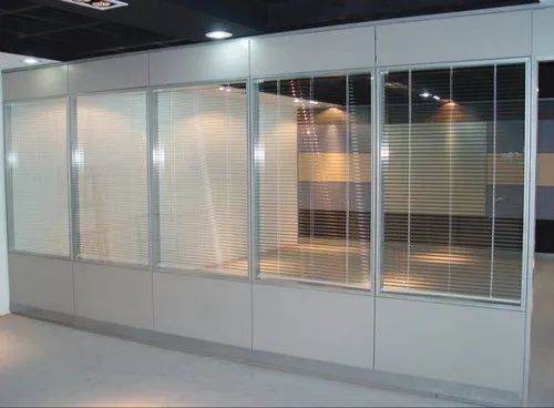 White Office Aluminum Partition