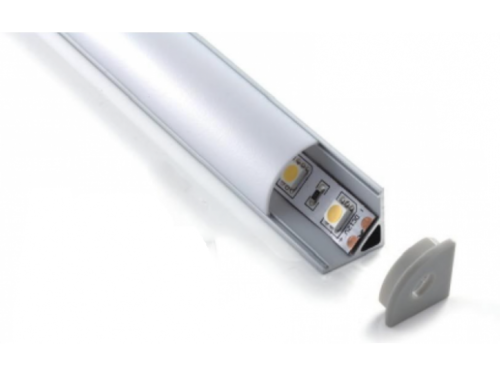 Aluminium Lsiap011c Corner Profile For Led Light Pack Of 2, Type of Lighting Application: Indian Extrusion
