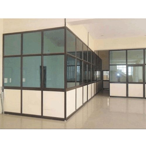 For Office Aluminium Glass Section Partition