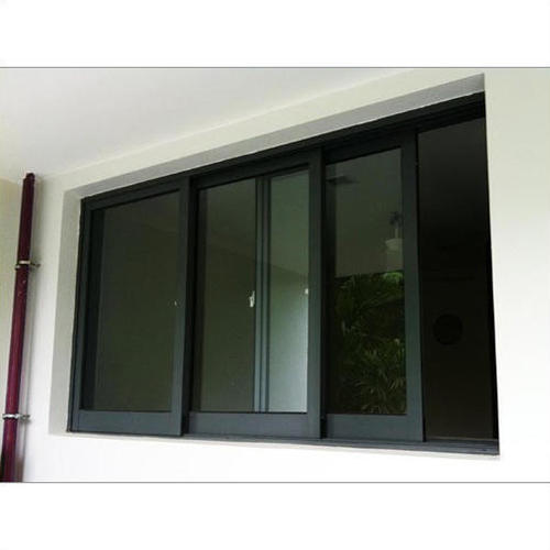 Aluminium Black Sliding Window