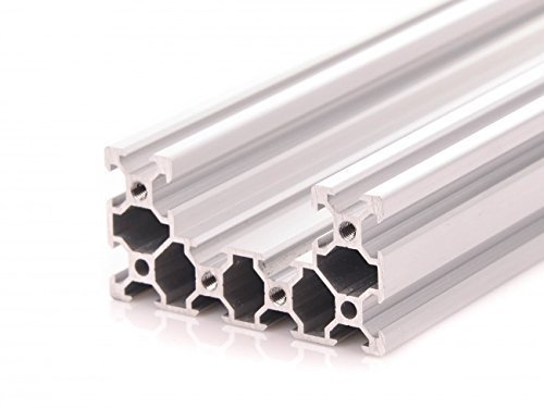 C Beam Linear Rail 4080 Clear Anodized for OX CNC, V SLOT Aluminum Profile 500MM
