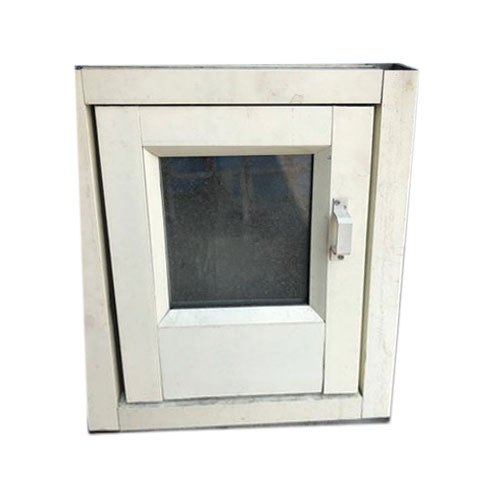 White Square Aluminium Profile Window