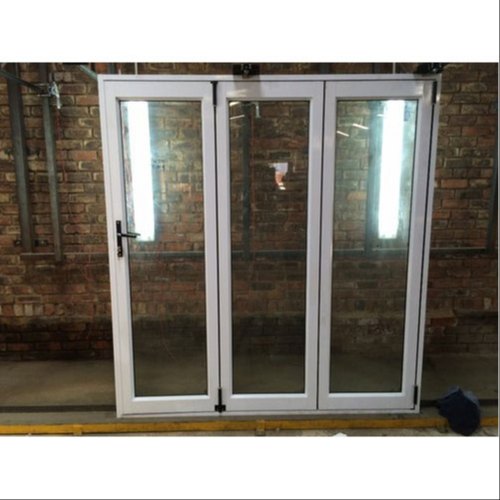 Aluminium Three Section Glass Window, For Home, Hotel