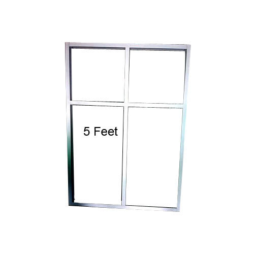 Indian Extrusions Glass & Aluminium Work 5 Feet Aluminum Window Frame