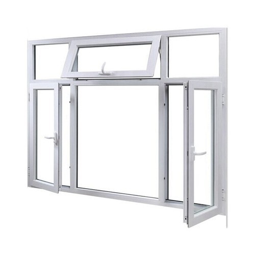 Rectangular White Aluminium Window Frame