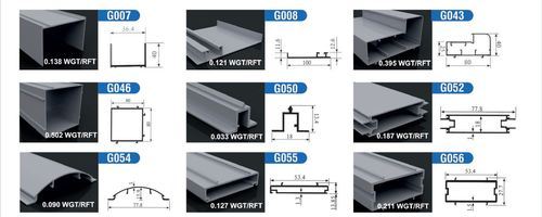 80mm Full Height Partition Components And Profiles
