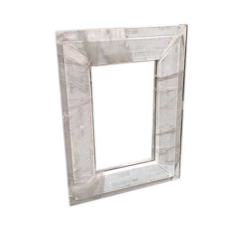 White Rectangular Aluminium Window Frame