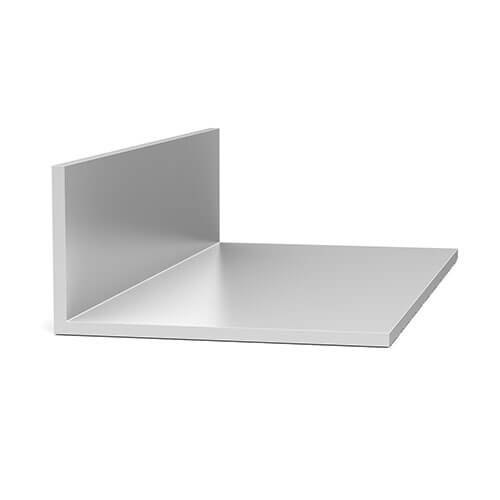 Silver L Aluminium Angle