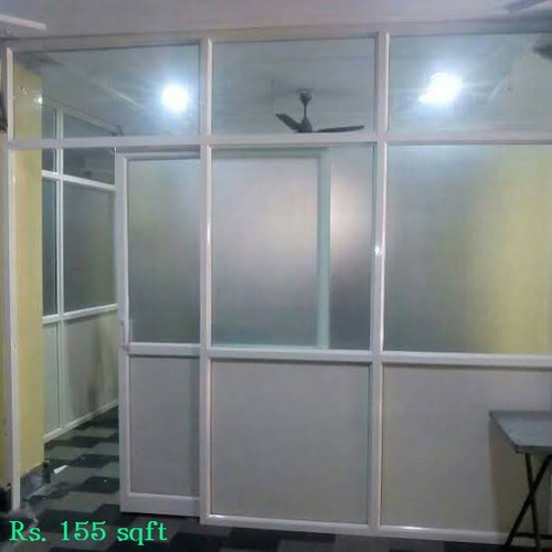 Indian Extrusions Aluminum And Glass Office Partition