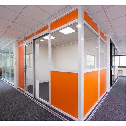 Aluminium And Glass Aluminium Office Partition, For Offices