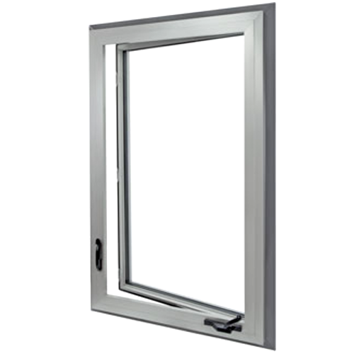 Hinge Sliver Aluminum Window Frame, DimensionSize: 5 * 3 Feet