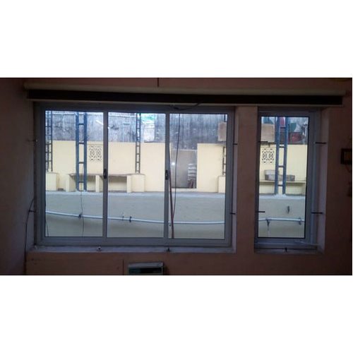 For Commercial, Residential Aluminium Glass Window