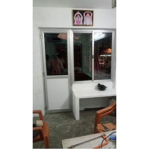 Silver Office Cabin Partition