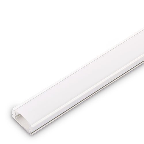 White Aluminum Slim Surface Led Profile