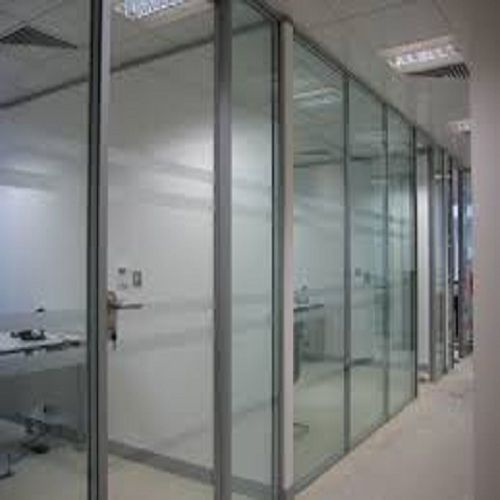 Aluminum  GlassParticle Board Modular Office Partition