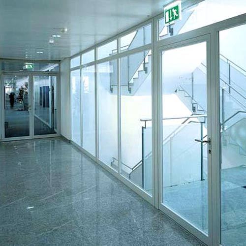 Aluminium Aluminum Glass Door Partition